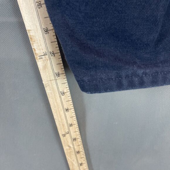 Carhartt Carpenter Pants Mens 40x32 Navy Blue Duck Canvas Relaxed Fit Loose Work - Picture 9 of 9